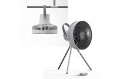 China 7 Vane Remoter Control Rechargeable Table Fan Tripod LED Outdoor Usb Fan supplier