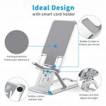 Universal Adjustbale Folding Desktop Phone Stand Aluminum 2cm thick