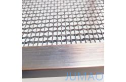 China Rectangular Doors Cabinet Mesh Inserts Wire For Kitchen Antique Bronze supplier