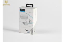 China Handmade Mobile Accessories Packaging Headphone Earphone Box With Hook supplier