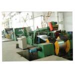 Thickness 0.4- 8.0mm Metal Strip Cutting Machine / Slitter Line Machine 220V for sale