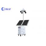 3-6m Mobile Sentry Surveillance Trailers Tower Stainless Steel HD PTZ Camera 1920*1080P for sale