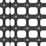 4led Pixel LED Grid Screen Transparent Dmx Control for Building Lighting