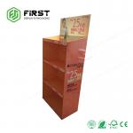 Matte Lamination Cardboard Floor Displays , Easy Advertising Cardboard Display Racks