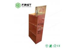 China Matte Lamination Cardboard Floor Displays , Easy Advertising Cardboard Display Racks supplier