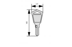 China Triangle Solt Quarter Turn Cabinet Locks Brass Material Key Latch Cam Lock supplier
