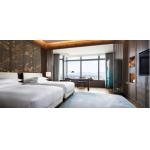 Full Assembled Walnut Timber Modern Hotel Furniture Room Packages For Restaurant