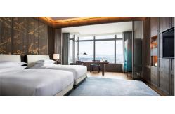 China Full Assembled Walnut Timber Modern Hotel Furniture Room Packages For Restaurant supplier