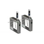 8 Screen Face Recognition Tripod Turnstile Gate 500mm Arm