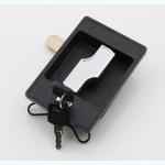 Removable Core Black Mailbox Handle Metal Cabinet Locks for sale