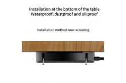 China Under Desk QI 10W Embedded Wireless Charger Easy Installation supplier