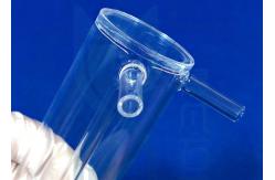 China Transparent Quartz Glass Reactor For Chemical Test Separator supplier