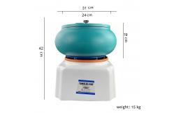 China 12 Inch Vibration Polishing Machine 10L Capacity For Jewelry Making supplier