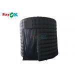 Portable Customized Air 360 Photo Booth Enclosure Inflatable Cube Backdrop Tent for sale