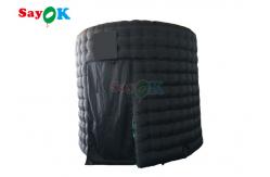 China Portable Customized Air 360 Photo Booth Enclosure Inflatable Cube Backdrop Tent supplier