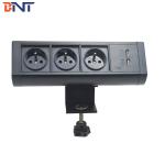 Modular Design Desktop Power Outlet Wear Resistant Aluminum Alloy Made for sale