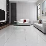 Gray Marble Look Glazed Surface Porcelain Floor Tiles 600x600mm  Anti Slip for sale