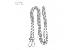 China Crossbody / Handbag Replacement Wallet Chain Strap With Metal Buckles supplier