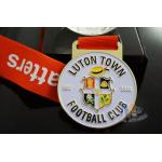 Custom Metal Zinc Alloy Football Medals Soft Enamel with Europe Printing Ribbon
