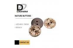 China Natural Coconut Button Layered Pattern supplier