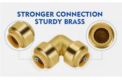 China CW617N Lead Free Pex Push Fittings Push To Connect Brass Pex Pipe Union supplier