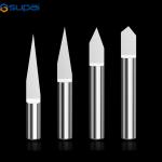 Flat Bottom Engraver Bits 38-50mm CNC Router Tools V Carbide Carving Cutters Degree 10° 15° 20° 30° 45° 60° 90° for sale