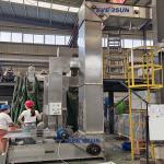 Multiple Inlets / Outlets Z Type Grain Elevator 50m Lifting Height 1.8 - 10L Bucket Volume for sale