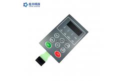 China LED Tactile Membrane Switch Keypad , Black LCD Window Metal Dome Tactile Switch supplier
