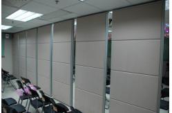 China Sliding Door Track Rollers Commercial Movable Partition Wall Acoustic Fabric Surface supplier