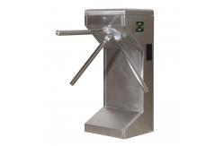 China Electronic Half Height Tripod Turnstile Gate With Power Motor supplier