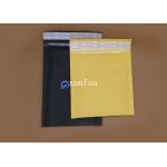 Black Sealed Bubble Wrap Pouches , Recyclable Kraft Shipping Envelopes for sale
