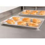 RK Bakeware China Foodservice NSF 1/2 Size Aluminium Bread Baking Tray Bun / Aluminium Sheet Pan Wire In Rim 18 X 13 for sale