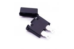 China SL703FC Black Plastic Housing PCB Blade Fuse Holder With Cap supplier