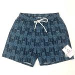 Stylish Mens Hawaiian Printed Board Shorts Surf No Fading Custom Design for sale