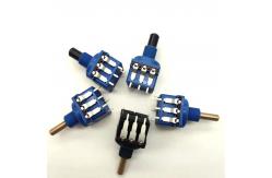 China Blue 500k Potentiometer With Switch 10A For Dimming Lighting supplier