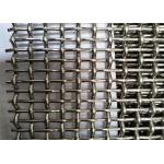 14mm Standard Hole Size Crimped Woven Wire Mesh Wear Resistant for sale