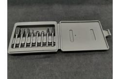 China Rotary Kits Tungsten Carbide File Case 8pcs Easy Taking Kinds Shapes supplier