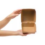 Customized Different Shape Corrugated Disposable Food Packaging Eco-Friendly Hamburger Boxes Bulk for sale