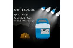 China Lithium Battery Solar MP3 Mini Home Lighting System With Radio supplier