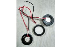 China Micro 16mm / 25mm Piezoelectric Ceramic Disc Transducer 1700hz supplier