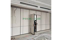 China Melamine MDF Foldable Acoustic Partition System Fabric Surface For Hotel supplier