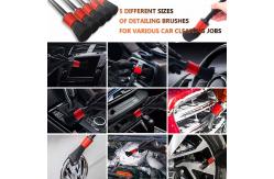 China Microfibre 13pcs Car Cleaning Brushes Set With Detailing Brushes supplier