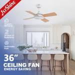 36 Inches Small Ceiling Fan with MDF Blade and AC Motor for Home/Office/School for sale