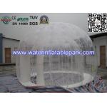 Double Layer 4 M Diameter Inflatable Outdoor Bubble Tent / Clear Dome Tent