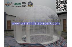 China Double Layer 4 M Diameter Inflatable Outdoor Bubble Tent / Clear Dome Tent supplier