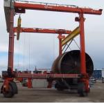 Precast Yard F12-20t Tire Mobile Gantry Cranes Minimizing Downtime for sale