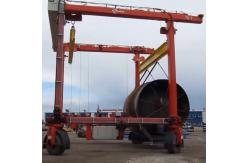 China Precast Yard F12-20t Tire Mobile Gantry Cranes Minimizing Downtime supplier