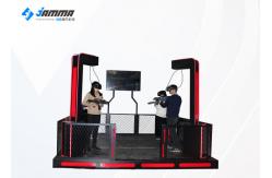 China Black And Red Colour Led Light Virtual Reality Simulator With Immersive Game supplier