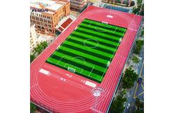 China 400m UV Resistant Rubber Athletic Running Track Tartan Running Track supplier
