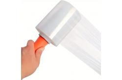 China Blue Stretch And Shrink Film Width 20cm / 50cm / 100cm Designed With Plastic Handle supplier